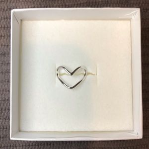 Silver Heart Ring